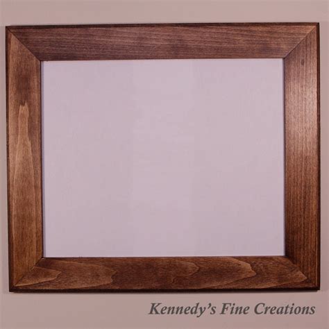 Custom Design Stained Wood Picture Frame 8x10
