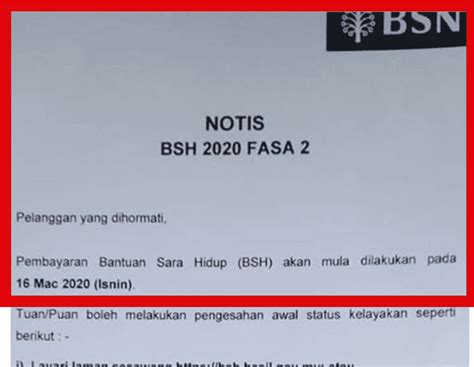 Status bayaran jabatan akauntan negara. Status bayaran BSH 2020 Fasa 2 - Lima