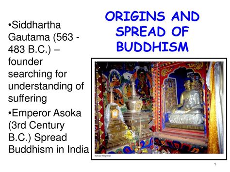 Ppt Origins And Spread Of Buddhism Powerpoint Presentation Free
