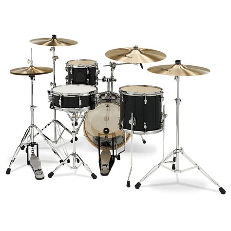 Pdp New Yorker 16 Black Onyx Sparkle Shellset Drum Kit