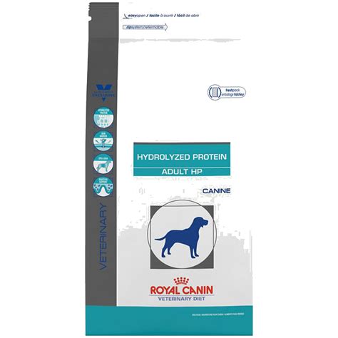 Low protein dog food is generally not recommended for healthy dogs. Royal Canin Veterinary Diet Hydrolyzed Protein Adult HP ...