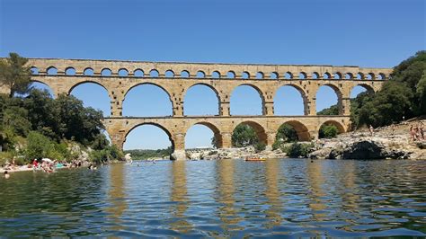 Three levels make up a beautiful construction that looks so light and. Our House in Provence: A Visit by Canoe to Pont du Gard