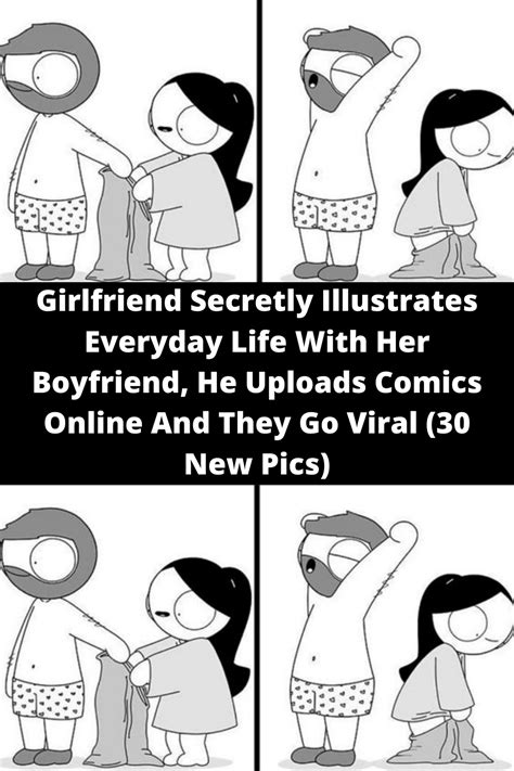 Girlfriend Secretly Illustrates Everyday Life With Her Boyfriend He Uploads Comics Online