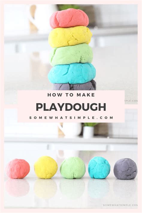Best Homemade Playdough Recipe Video Somewhat Simple