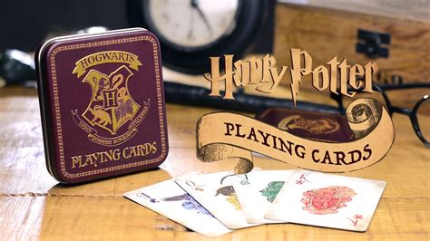 Harry Potter Hogwarts Playing Cards Paladone Youtube