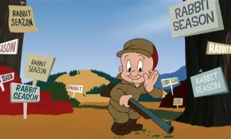 A person who has the elmer fudd speach impediment. Darwinfish 2: Wabbit Season