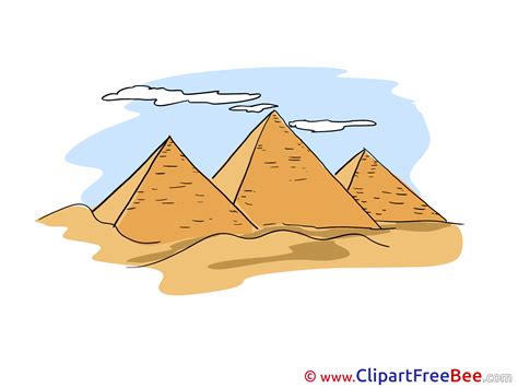 Cartoon Pictures Of Egyptian Pyramids Pyramids Clipart Bodenewasurk