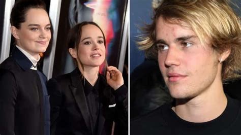 Elliot page (formerly ellen page; Ellen Page's wife Emma Portner ACCUSES Justin Bieber of ...