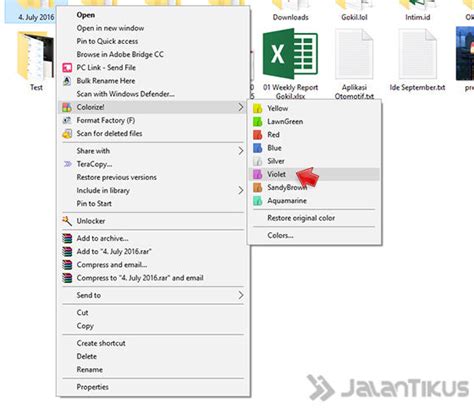 Setelah jendela command prompt keluar maka selanjutnya anda tinggal ket ikkan. Cara Membuat Folder Berwarna di Komputer Windows 10 ...