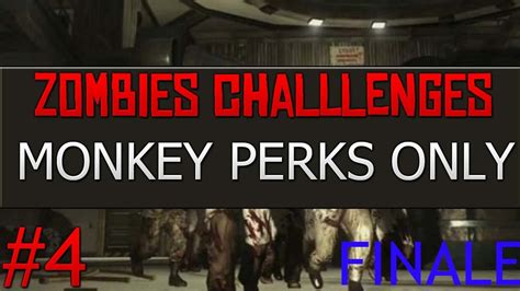 Ascension Monkey Perks Only Challenge Finale Black Ops Zombies Youtube