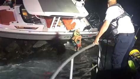 Boat Rams Jetty Near Site Of Jose Fernandez Crash In Florida 3 Rescued Fox News