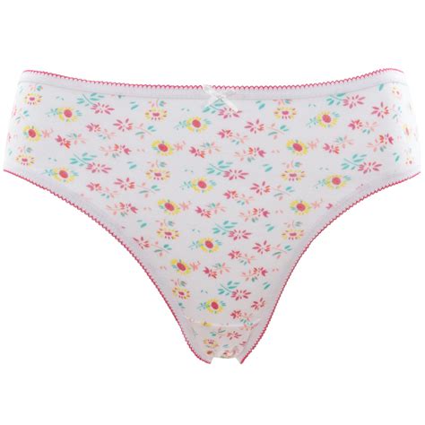 Ladies Bikini Briefs Panties Womens Cotton Knickers Underwear 3 Pack