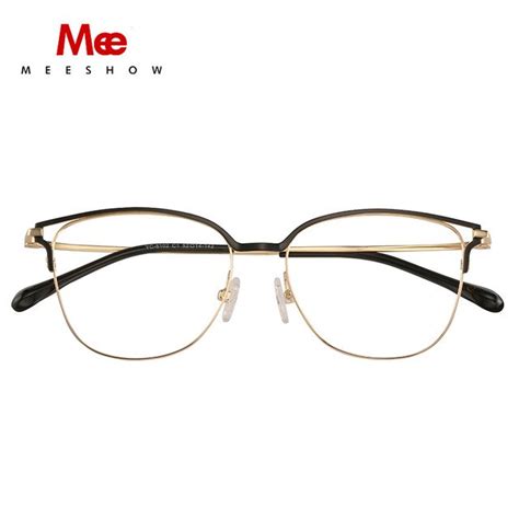 2019 Meeshow Prescription Glasses Titanium Alloy Women Glasses Oculos