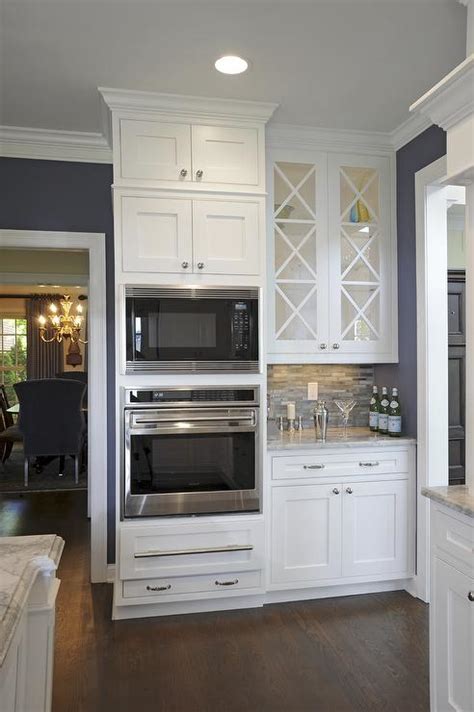 This tall microwave and oven cabinet follows the current trend to. Wolf Microwave Design Ideas