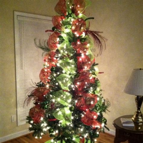 The retired researcher, 71, adopted the trees with her husband tim in 2017, two years after their eldest son, danny, died following an. Lime green and red Christmas tree | Christmas | Pinterest