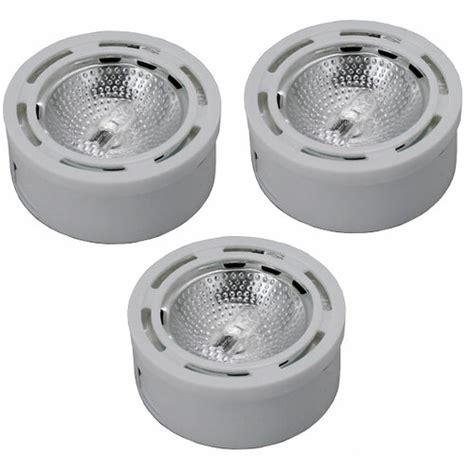 Both xenon and halogen lights fall under this. Low Voltage 3 Halogen Under Cabinet Puck Lights | AQLighting