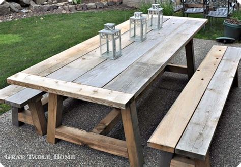 Get 5% in rewards with club o! Reclaimed Wood Outdoor Dining Table and Benches ...