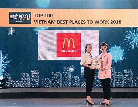 Mcdonalds Vietnam Recognised Notable Sustainable Development Company