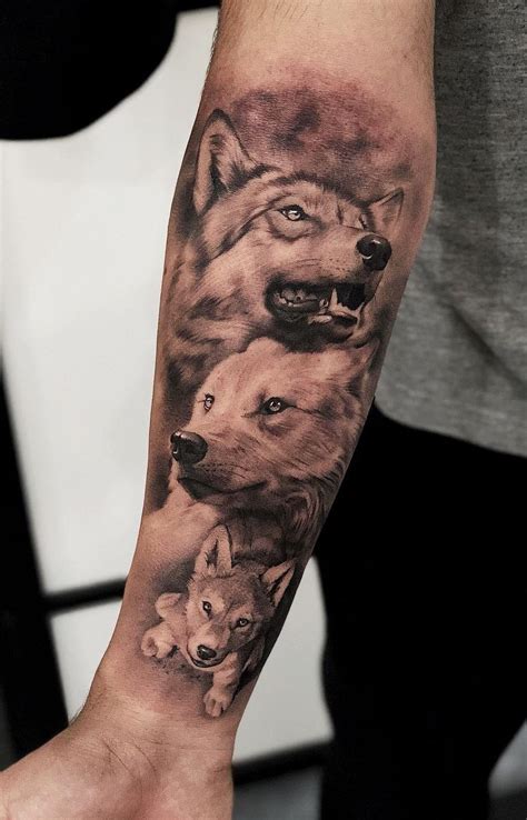 Wolf Sleeve Wolf Tattoo Sleeve Cat Tattoo Sleeve Tattoos Tribal