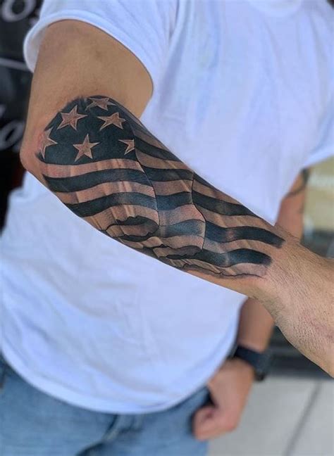 Patriotic American Flag Tattoos You Must See Tattoo Me Now American Flag Tattoo Flag