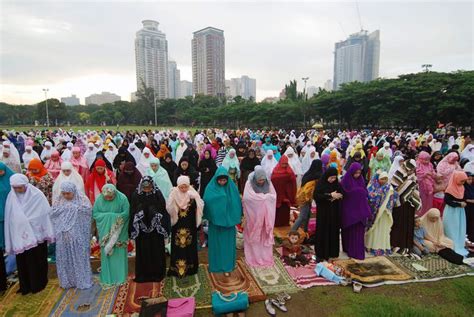 The Eid Al Fitr Celebration Marks The End Of Ramadan For Muslims