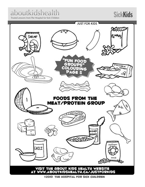 13 Best Images Of Protein Group Worksheets Protein Food Group
