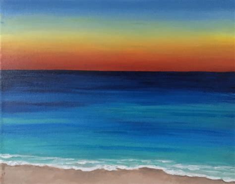 “caribbean Sunset” Painted By Lee Anna Sunset Painting Abstract