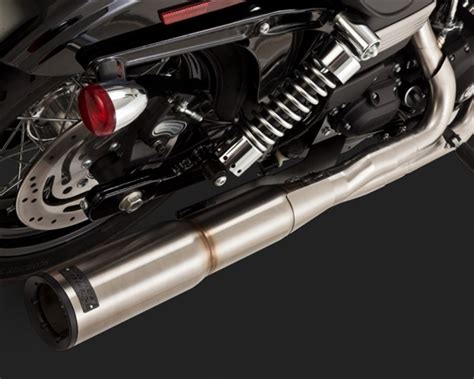 Exhaust buying guide for harley dyna & softail. Harley Dyna '06-'17 Stainless Hi-Output 2-Into-1 Exhaust ...