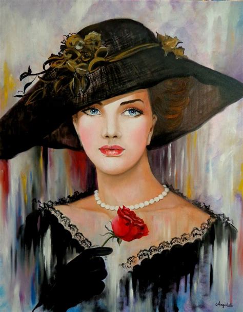 Belle Epoque Oil Painting By Anna Rita Angiolelli Artfinder Arte