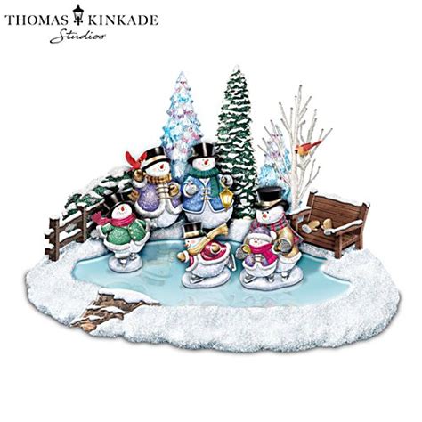 Thomas Kinkade Winter Wonderland Illuminated Wreath