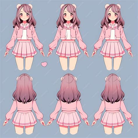 Premium Photo | Digital Anime Girl Concept Art Fashion Enchanting