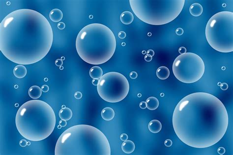 Download Bubbles On Dark Blue Background Stock Photo Hd Public Domain