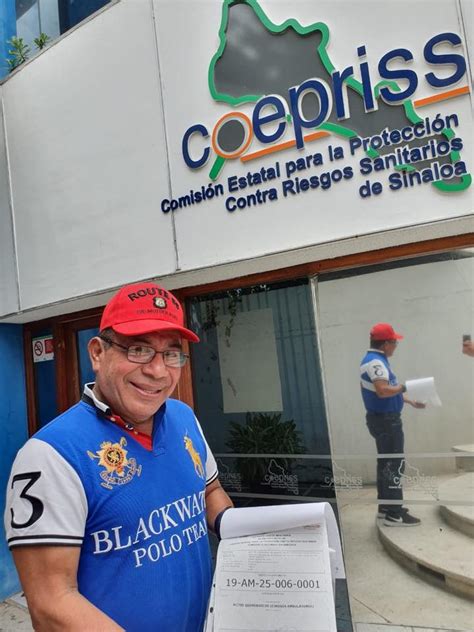El organismo encargado de la regulación, control y fomento sanitario en el país es la comisión federal para la protección contra riesgos sanitarios, mejor conocida como cofepris. LICENCIA SANITARIA 19-AM-25-006-001