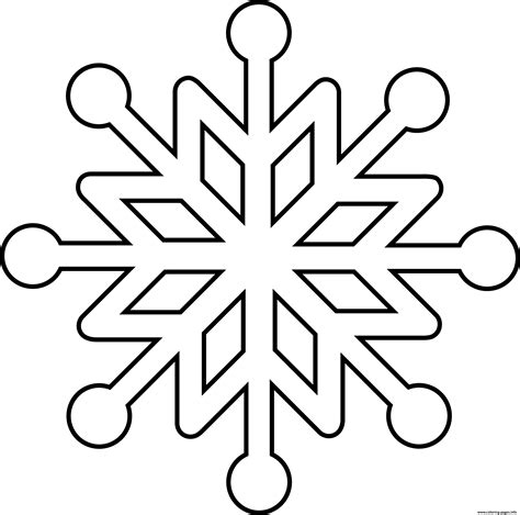 Snowflake Coloring Sheet Snowflake Mandala Lg Snowflakes Coloring