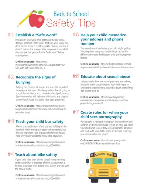 7 Tips To Keep Your Child Safe This School Year