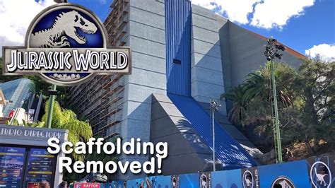 Jurassic World Construction Update Scaffolding Removed Youtube