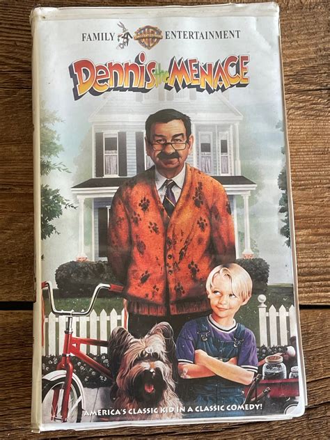 Vintage Dennis The Menace Vhs Tape Movie 1993 Warner Etsy