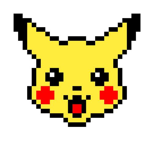 Pikachu Pixel Art 32x32 Garland Sp Faf