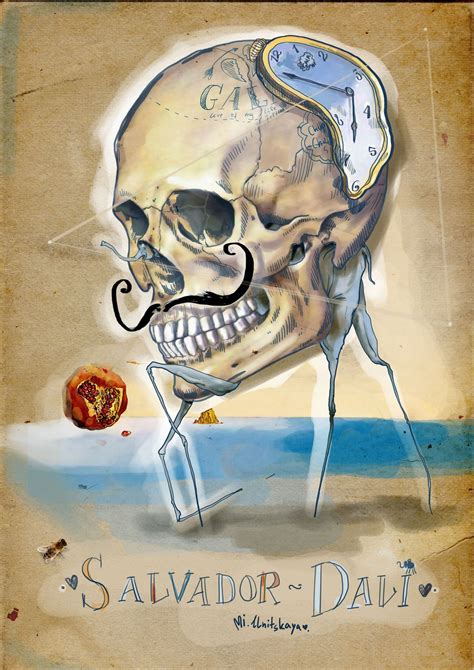 Salvador Dali Images Of Him Skull Of Salvador Dali Adore Him Memento