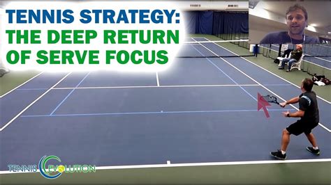 Tennis Strategy: The Deep Return Of Serve Focus - YouTube