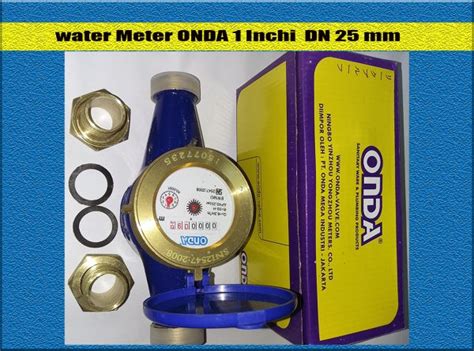 Jual Onda Water Meter 1 Inchi Flow Meter Air Merk Onda Dn 25 Mm Onda