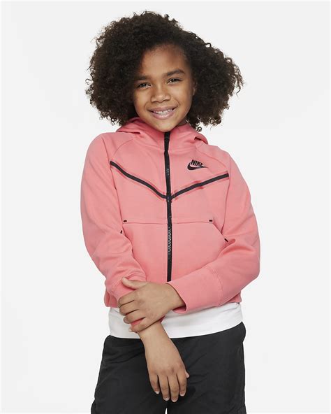 Nike Sportswear Tech Fleece Older Kids Girls Full Zip Hoodie Nike Se