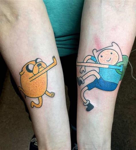 Adventure Time Tattoo 2 By Kimberly Wall Tatuagem Adventure Time Adventure Time Tattoo Sibling
