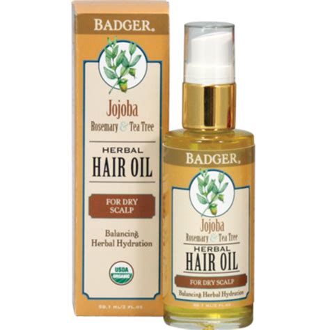 Coconut oil hair oil essence for hair care repair scalp treatment moisture makeup hair care and protects dry damaged. Buy Badger Herbal Hair Oil for Dry Scalp 59 mL Online in ...