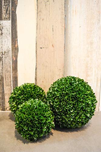 Admired By Nature Faux Preserved Artificial Boxwood Ball Plant Small