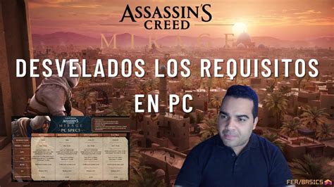 Assassin S Creed Mirage Revela Sus Requisitos En Pc Youtube