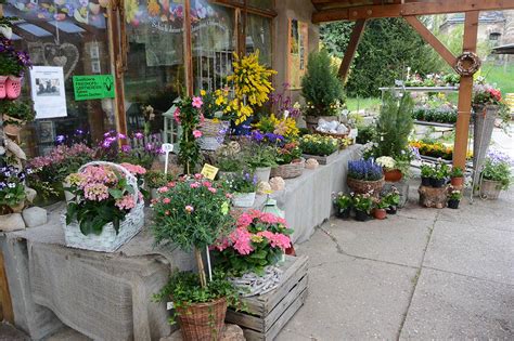 Blumengeschäft Und Friedhofsgärtnerei Mit Großem Angebot An Pflanzen