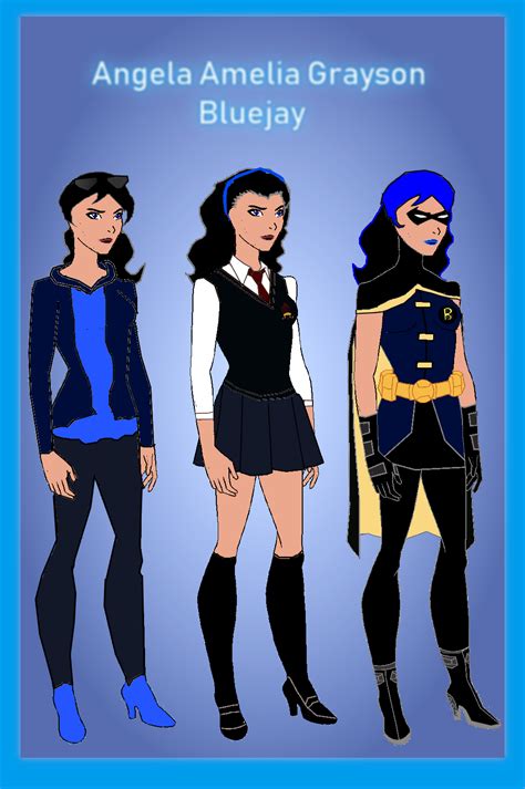 Angela Amelia Graysonbluejay Young Justice By Sailortrekkie92 On Deviantart