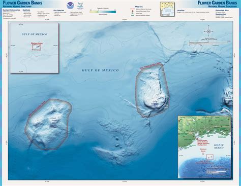 Flower Garden Banks National Marine Sanctuary Maps