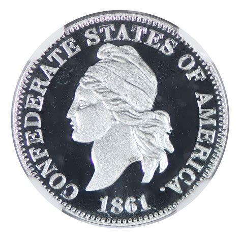 1861 Civil War Confederate Cent 150th Anniv Smithsonian Restrike